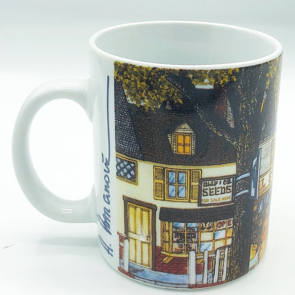 H Hargrove The Coach Stop 12 oz Porcelaine Mug